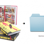 Watchmen - from comic book to graphic novel to folder... Watchmen © DC Comics